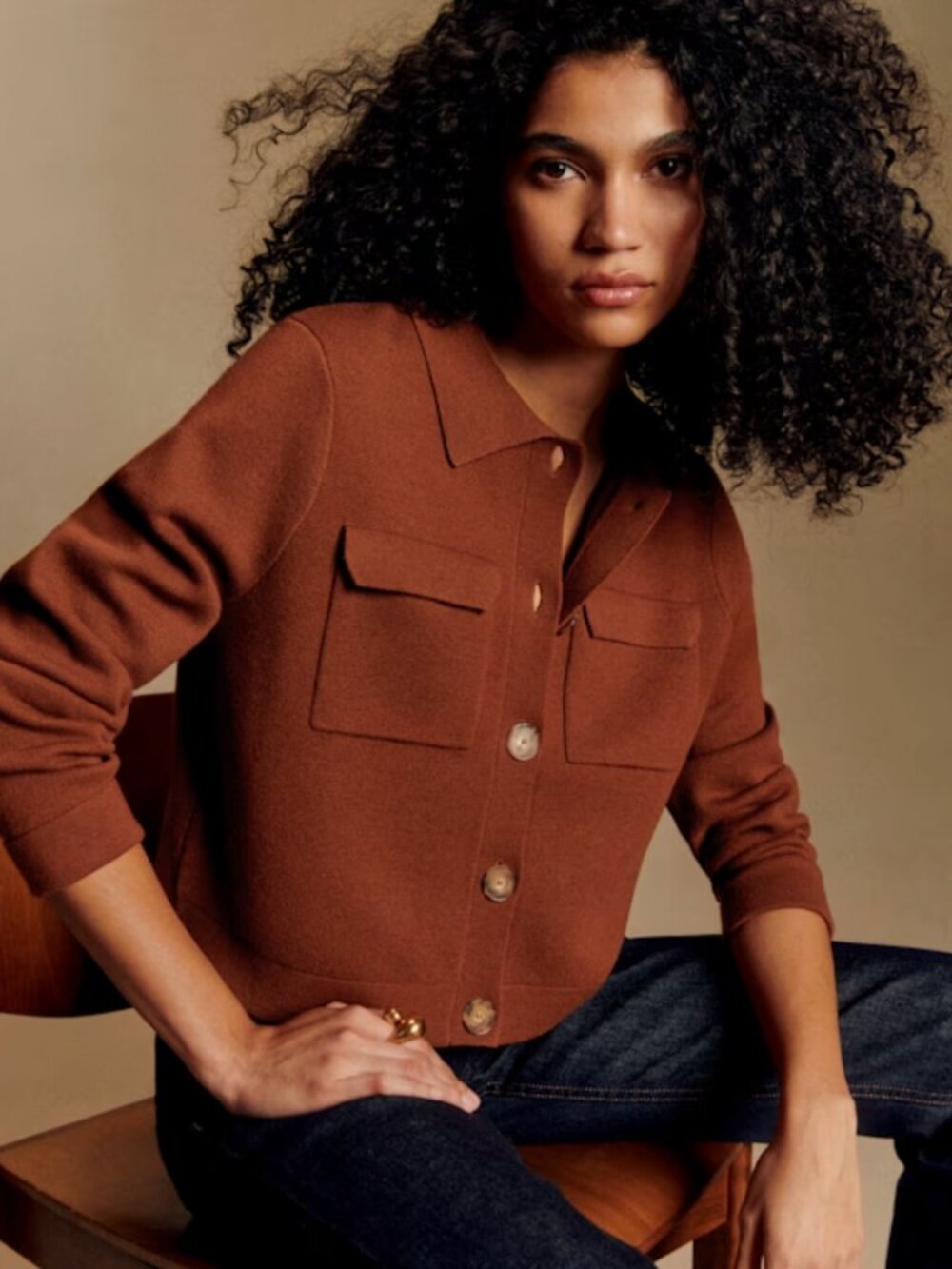 Sezane Betty Cardigan - Picture 2 of 6
